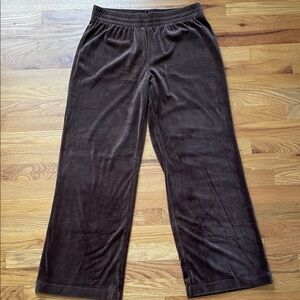 H&M Brown Velvet Lounge Pants